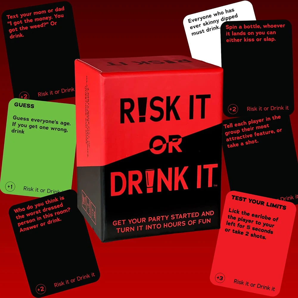 Risk It Or Drink It™ - Card Game